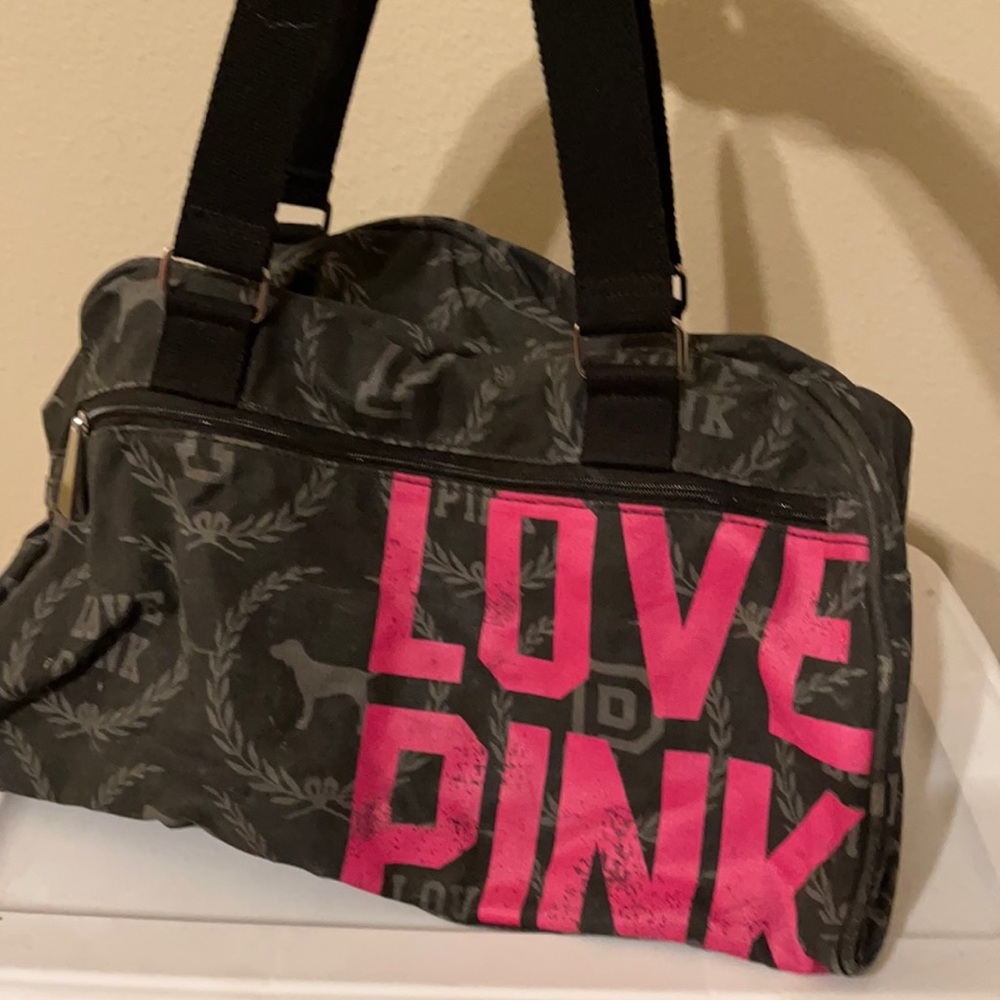 VS Pink fabric duffle bag